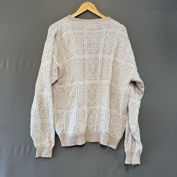 Winona Knits Cardigan Sweater Vintage Size Large 100% Cotton Knit - Picture 10 of 16
